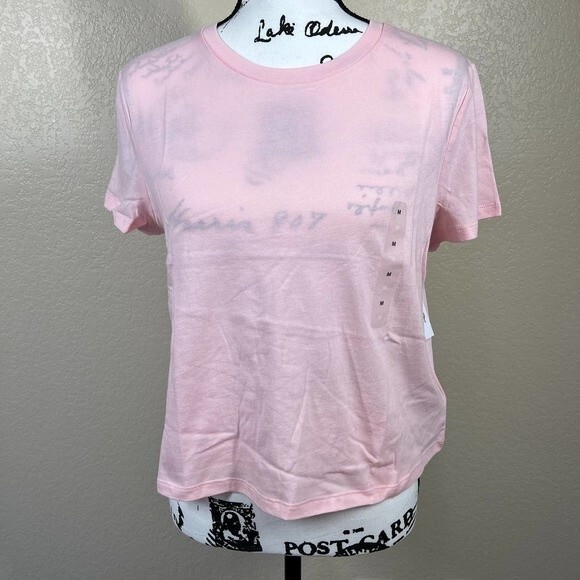 Gap pink  tee women  light Pink short sleeve casual top size M - Picture 4 of 11